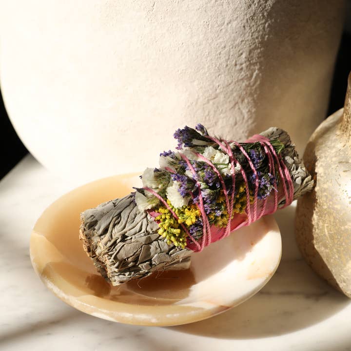 Sacred Sunday - Wholesale Sage Bundle - Wildflower + White Sage Smudge Wand