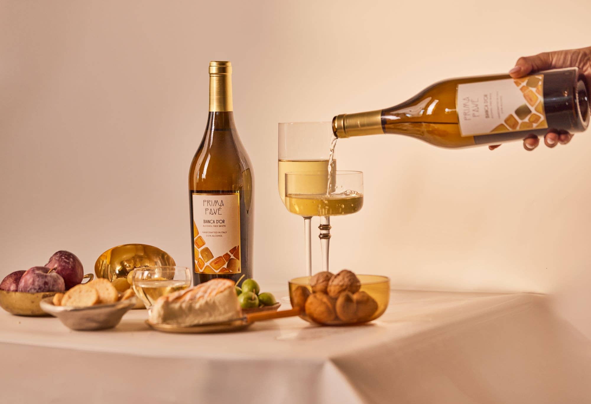 Prima Pavé – wholesale Alkoholfritt vin – Bianca D'Or - 12-flaskorslåda2