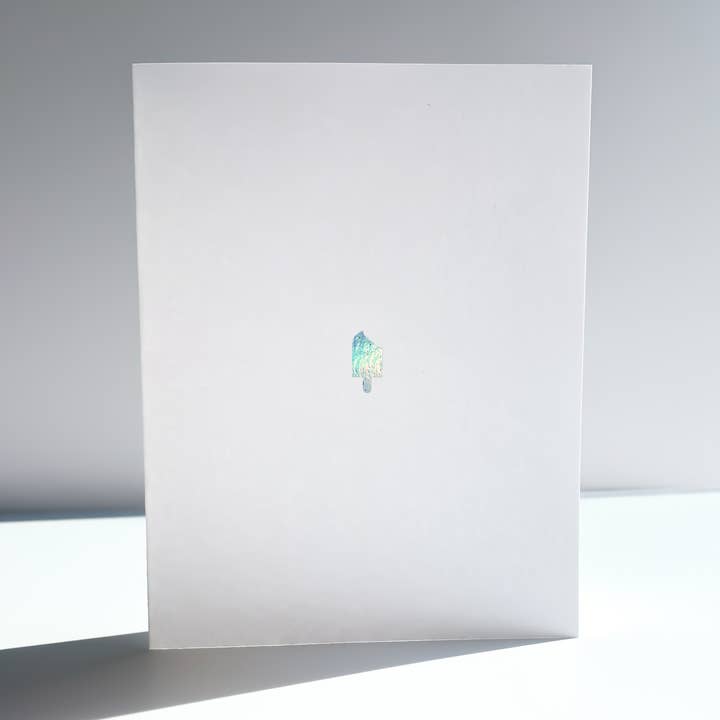 Holographic Popsicle Card for wholesale by Paper Boy Goods
