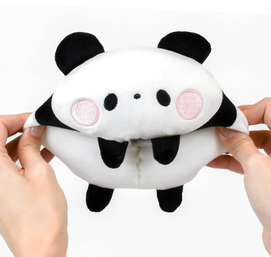 Hakubundo - Wholesale Stuffed/Plush Toy - Kids & Baby - 【JAPANESE】MOCHIFUWA KORO KORO PANDA FRIENDS!  PANDA BLACK1
