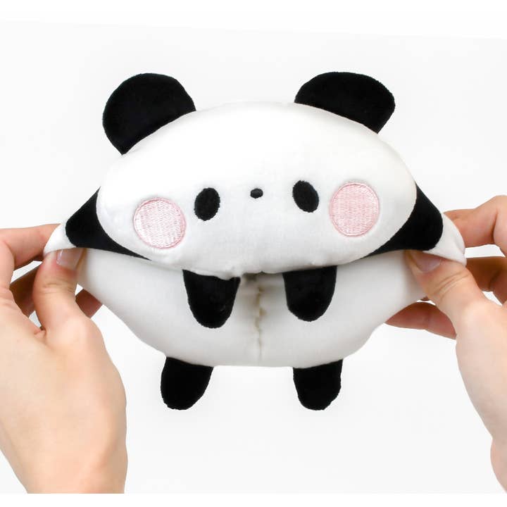 Hakubundo - Wholesale Stuffed/Plush Toy - Kids & Baby - 【JAPANESE】MOCHIFUWA KORO KORO PANDA FRIENDS! PANDA BLACK1