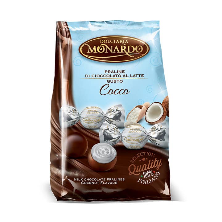 Monardo coconut pralines 80 g for wholesale by Calabria da Gustare
