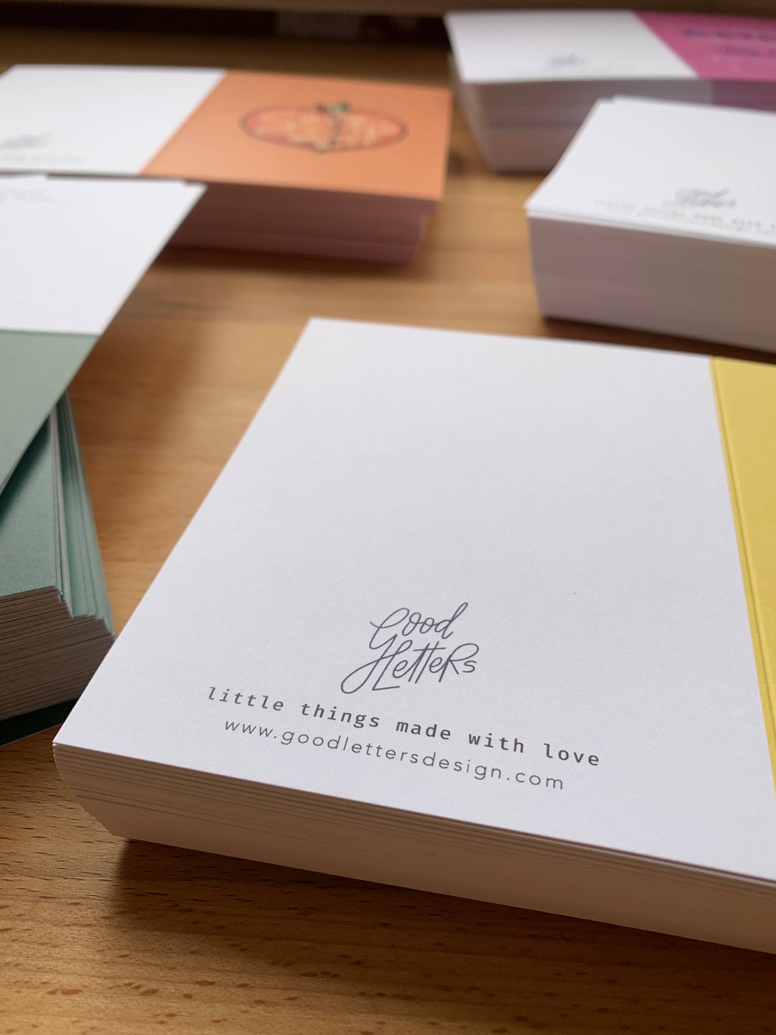 Good Letters Design - Vente Cartes d'anniversaire - Carte d'anniversaire I'm Glad You Exist2