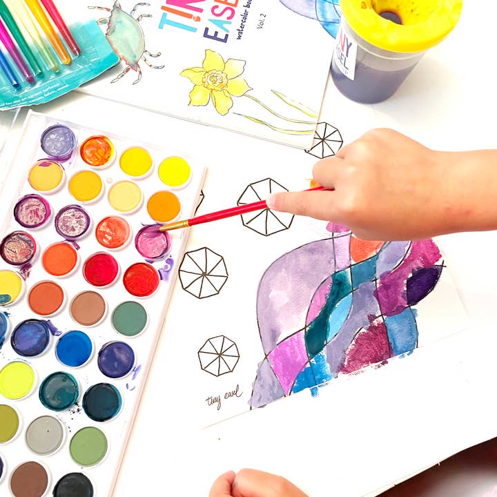 Tiny Easel - Wholesale Watercolor Paint - Watercolor Pan Set