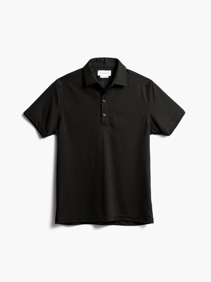 Men's Apollo Polo - Black 2.0 for wholesale by Ministry Of Supply