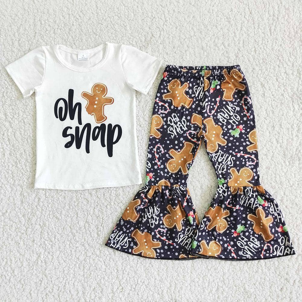 Aier Wholesale - Vente Ensemble haut et pantalon – enfant - Cloches Oh Snap (vous pouvez choisir l'arc ici)0