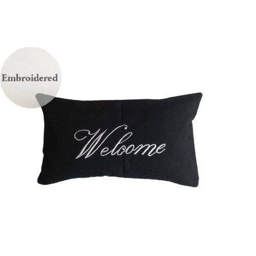 Welcome Outdoor Patio Pillows for wholesale by Snazzy Living