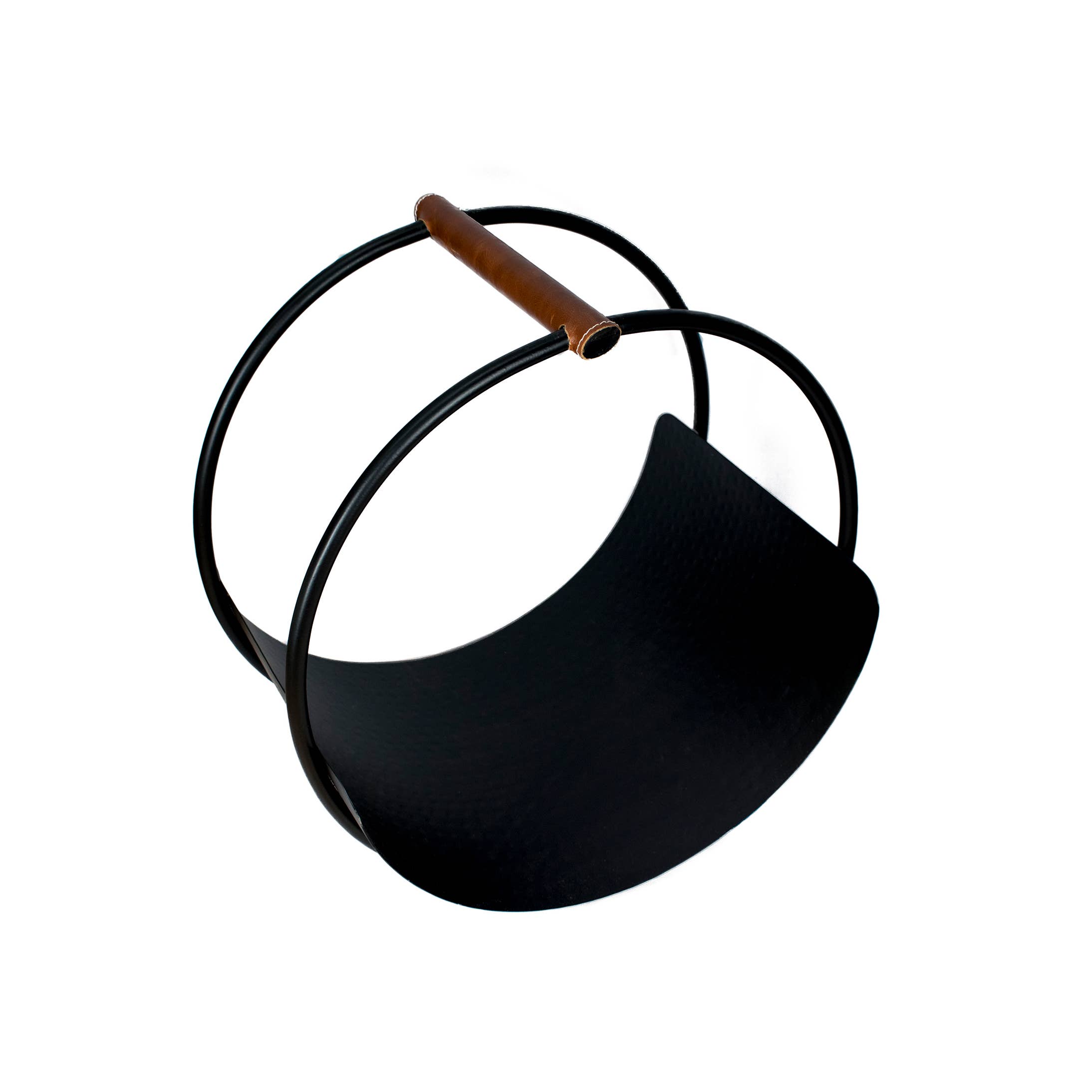Ivyline - Wholesale Fire Pit - Luxury Leather Handle Round Log Holder0