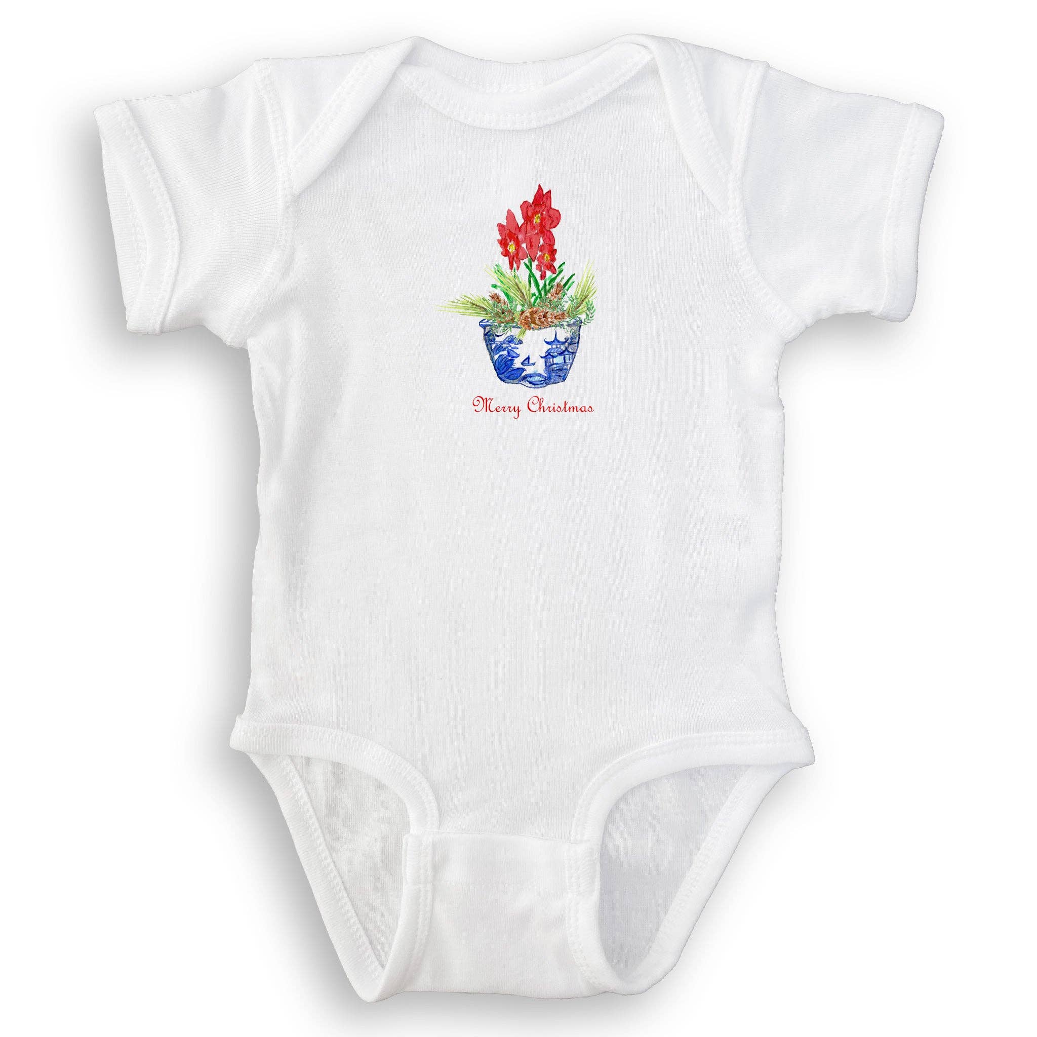 French Graffiti - Wholesale Tea Towel - Blue & White Bowl with Christmas Flower14