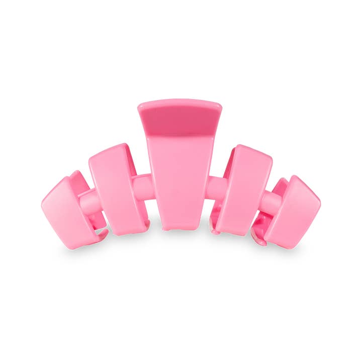 TELETIES - Wholesale Hair Clip - Women's - Classic Hair Clip | Large | Peonies Please