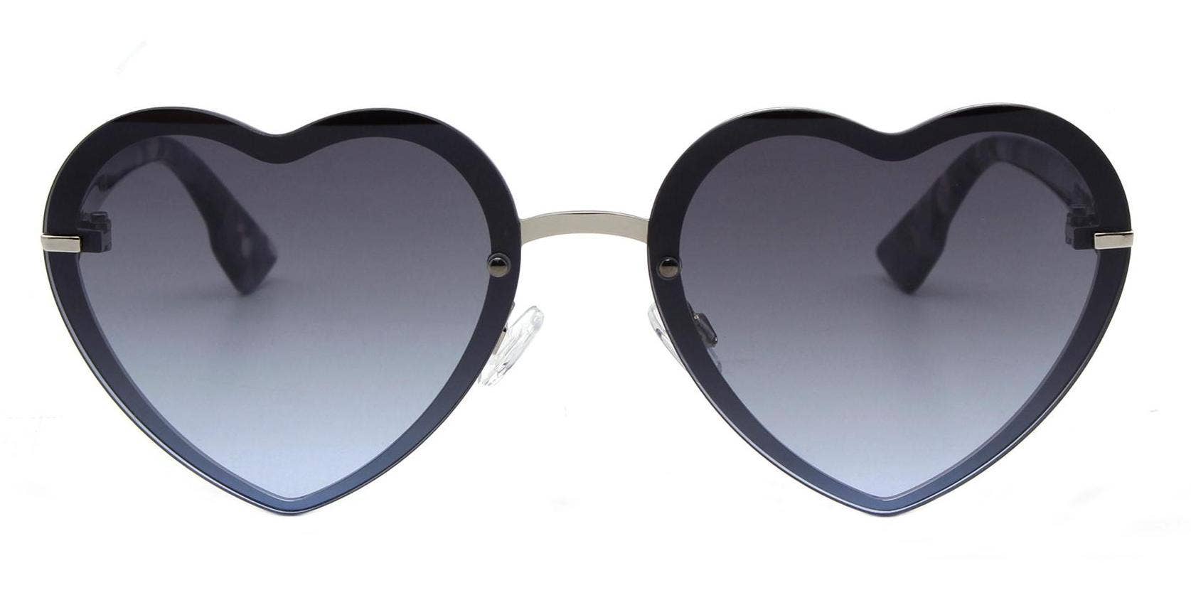 Dynasol Eyewear - Wholesale Sunglasses - Women's - Rimless Heart Shaped Metal Sunglasses1