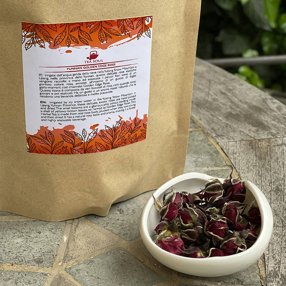 Tea soul - Vente Thé en vrac - Thé Yunnan Golden Edge Rose - 50 g3
