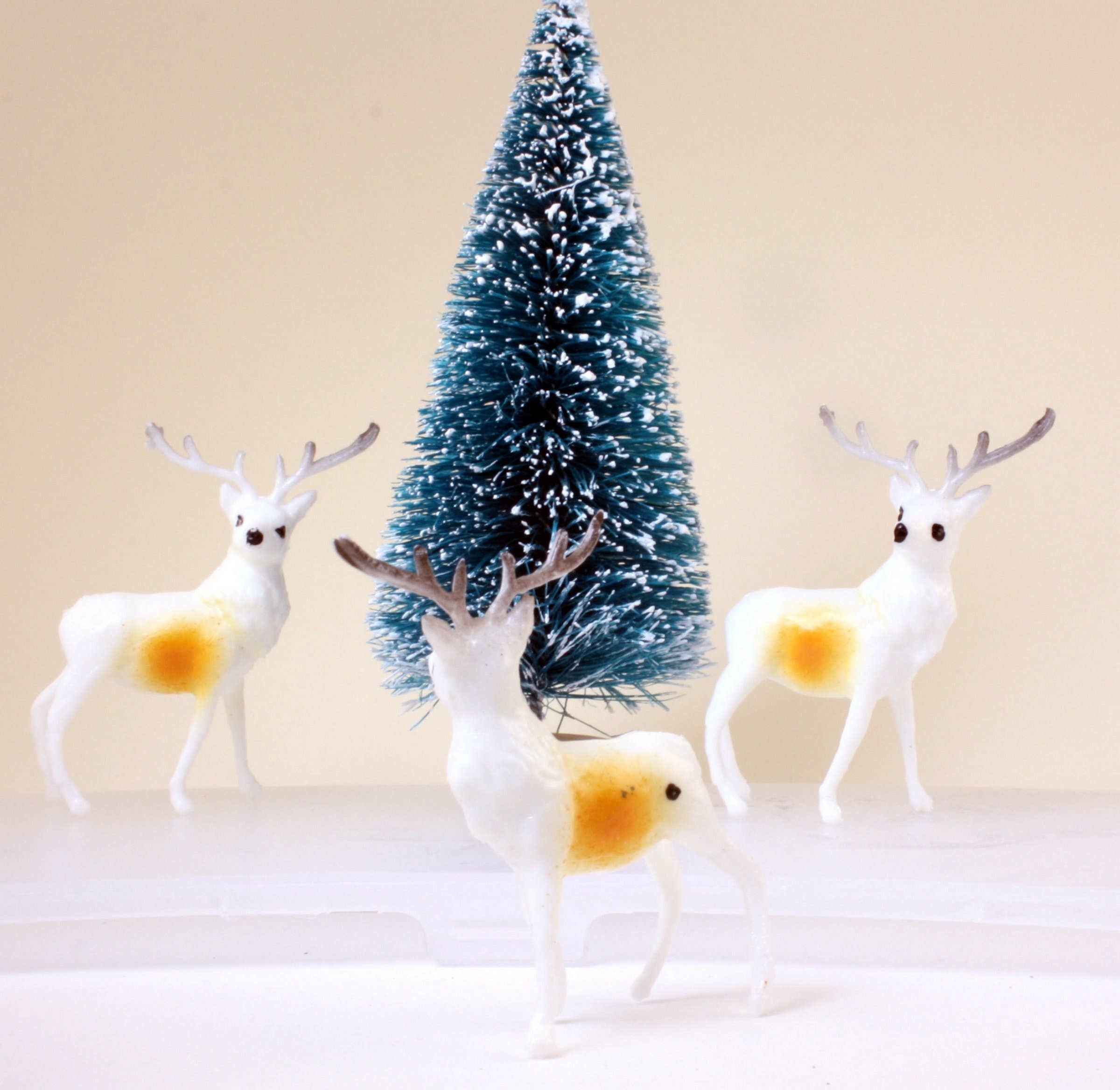   Retro Style 1.5" Reindeer Decorative Figurine, 1960s for wholesale on Faire2