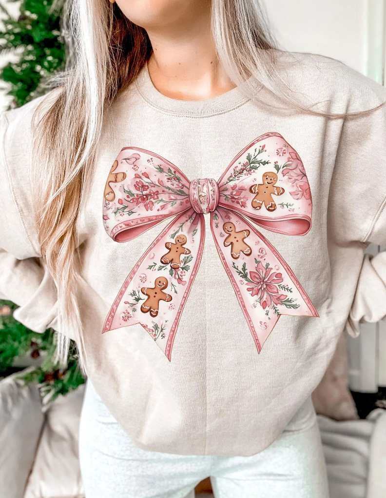 Front Porch Boutique - Vendita all'ingrosso Felpa stampata - Unisex - Felpa Gingerbread Coquette0