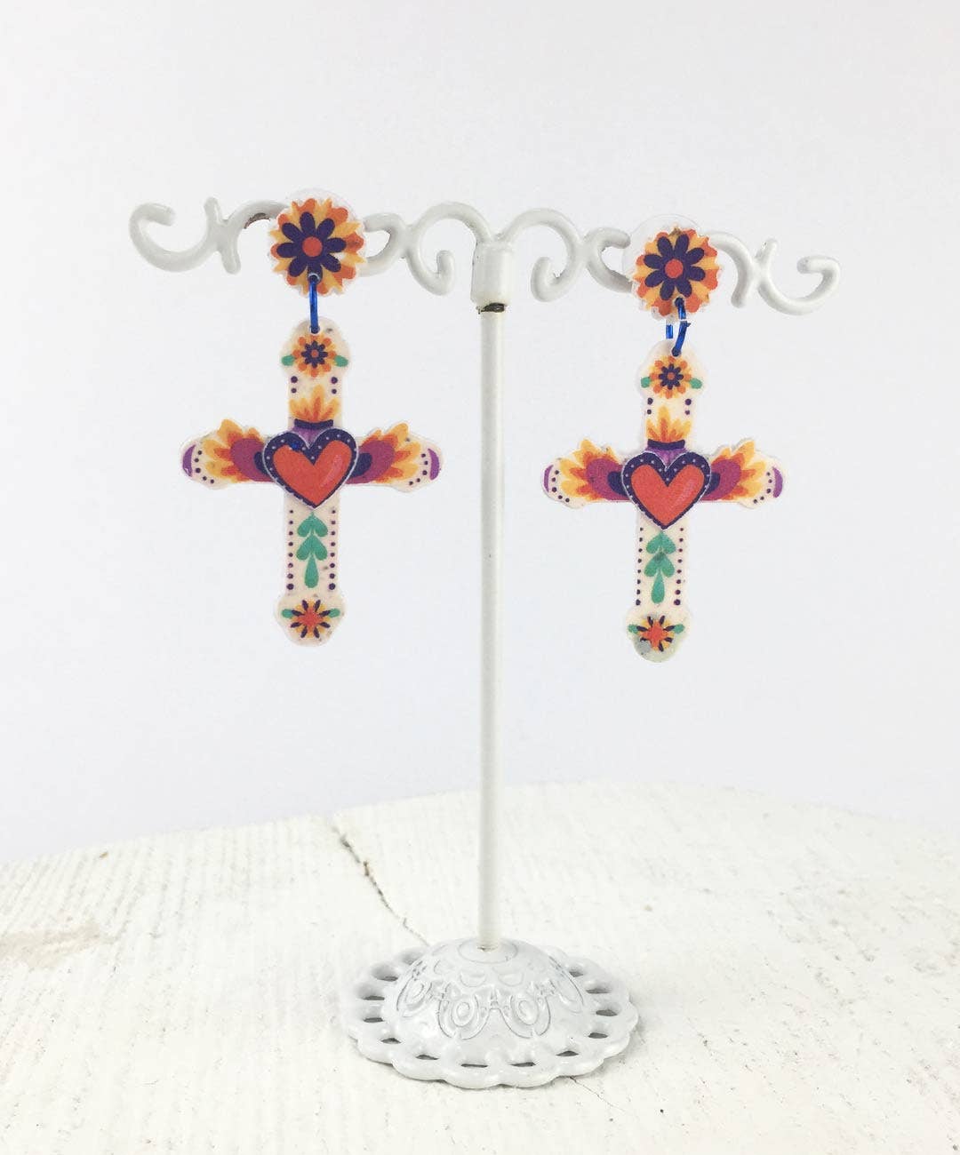 Pipapaper – Großhandel Ohrhänger – KREUZANHÄNGER MEXIKO1