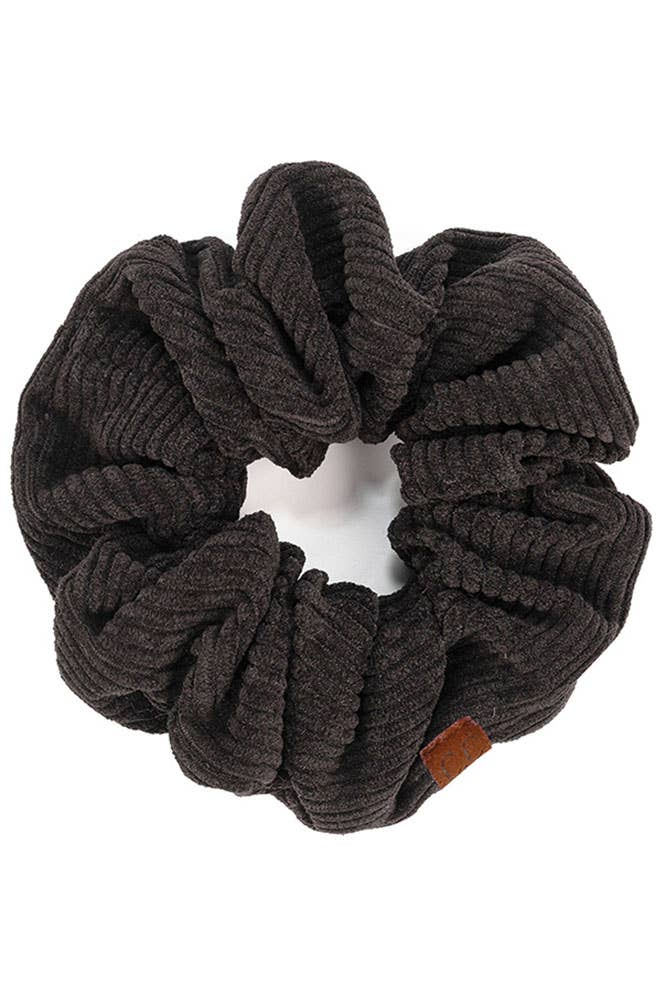 Hana - Wholesale Scrunchie - Women's - C.C Corduroy Solid Color Soft Scrunchies20