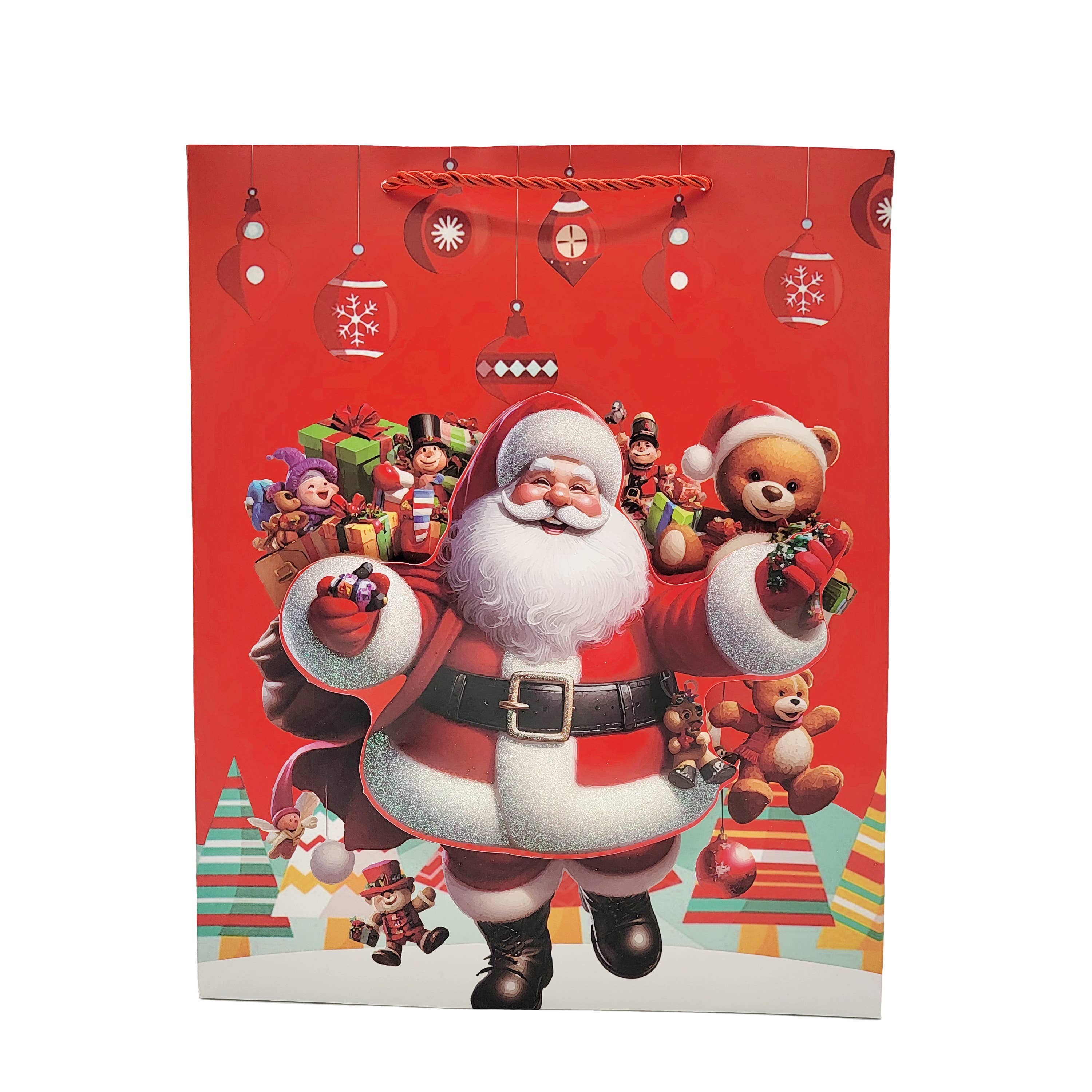 Crover - Wholesale Gift Bag - Santa Claus Christmas Gift Bags – 4 Assorted Designs2