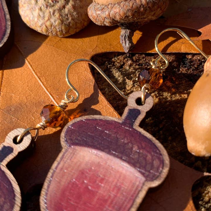 Opal's Art - Wholesale Dangle Earrings - Acorn Dangles2