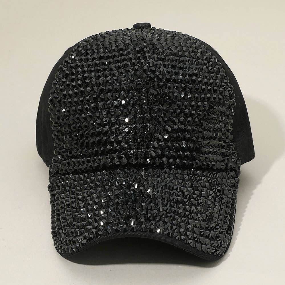 Sensibling Corp. – wholesale Baseball cap – Women's – Bling Studded Glam Baseball Cap12