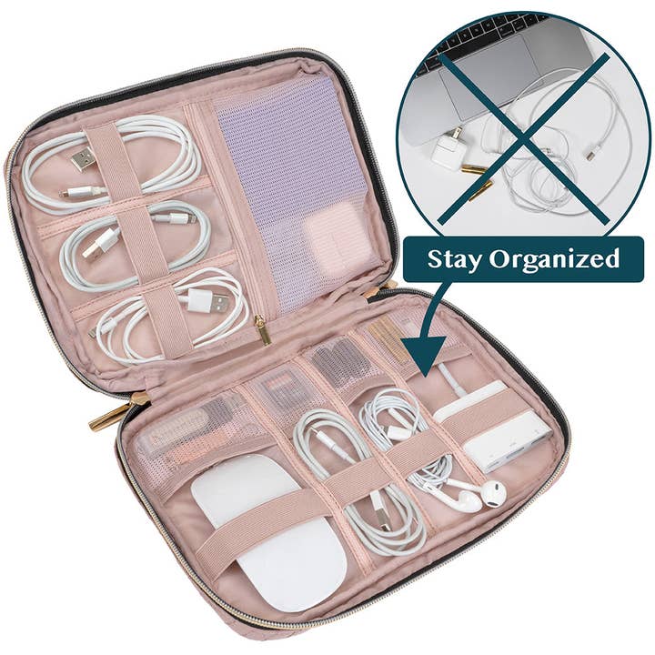 Pavilia - Wholesale Pouch - Unisex - Electronic Tech Organizer Bag25