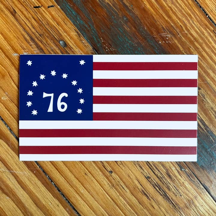 Bennington Flag Sticker for wholesale by Liberty & Co.