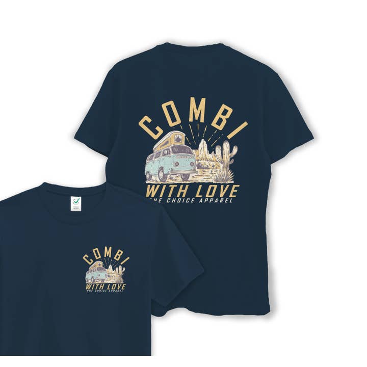 Combi With Love - Maglietta in cotone biologico per la vendita all'ingrosso da parte di One Choice Apparel