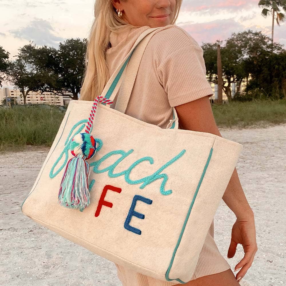 beach tote bags bulk