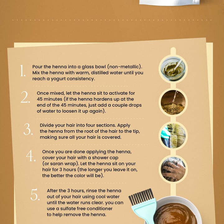 Henna Cosmetics Cypri - Wholesale Hair Dye - Natural Hair Dye Mixes | 200 Grams (7.05 oz.) + 50 Grams (1.76 oz.) of Pure Henna | 100% Natural Hair Coloring10