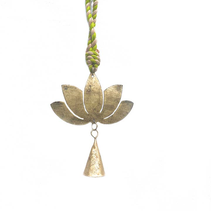 Mira Fair Trade - Wholesale Wind Chime - Mini Lotus Wind Chime