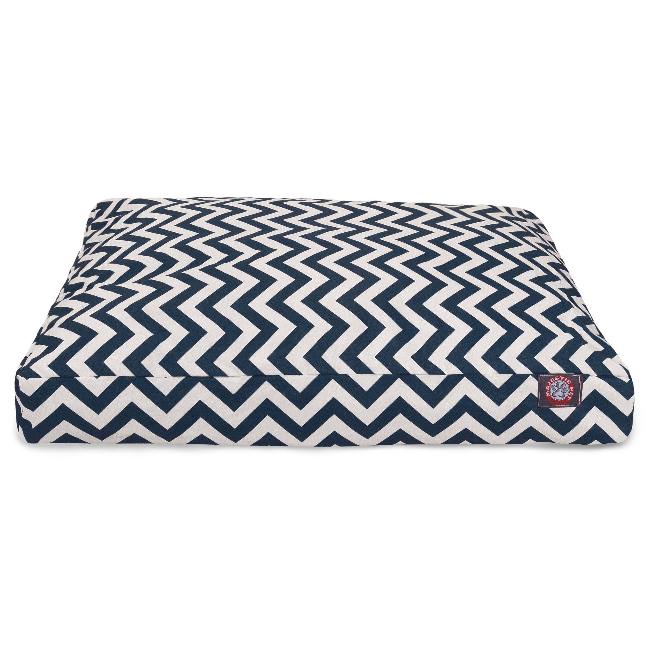 Majestic Pet Products – cama - Cão por atacado – Cama retangular para cães Chevron45