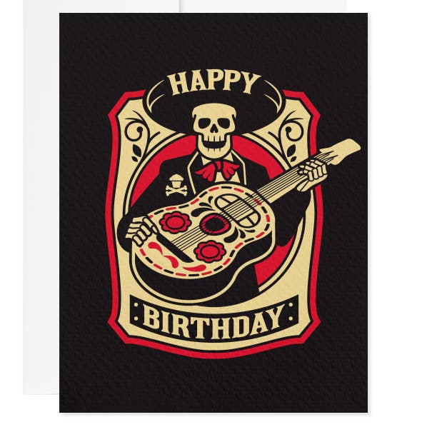 Johnny Cupcakes - Venta al por mayor Tarjetas de cumpleaños - Tarjeta de felicitación de cumpleaños de mariachi, decoración de Halloween