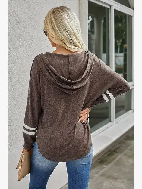 Supreme Fashion - Vendita all'ingrosso Felpa con cappuccio - Donna - Felpa con cappuccio ampia a maniche lunghe con cerniera.19