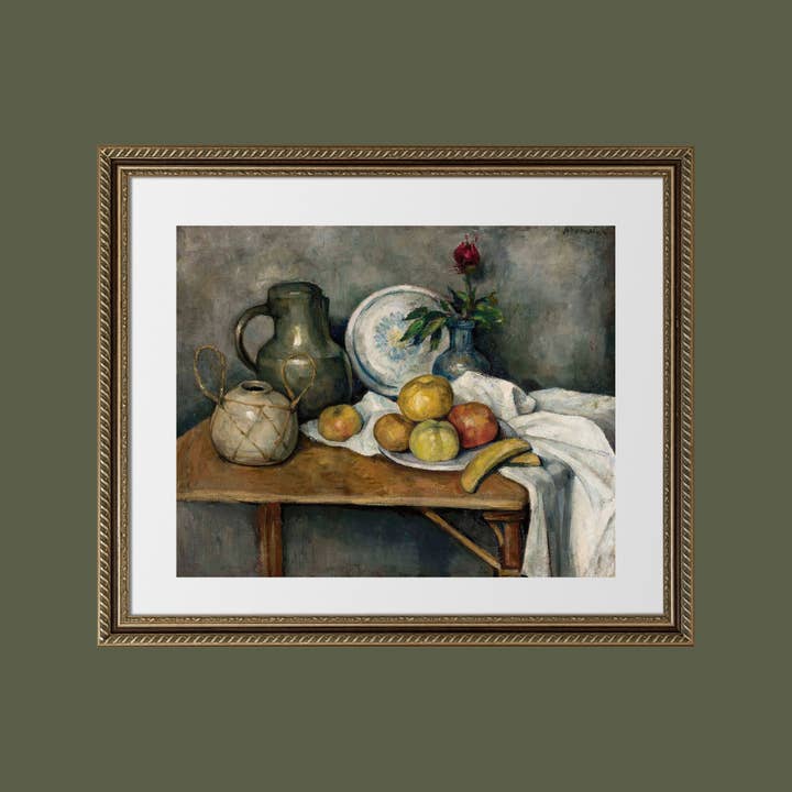Sea to Skye - Wholesale Art Print - Still Life of Fruit on Table Antique Art Print6