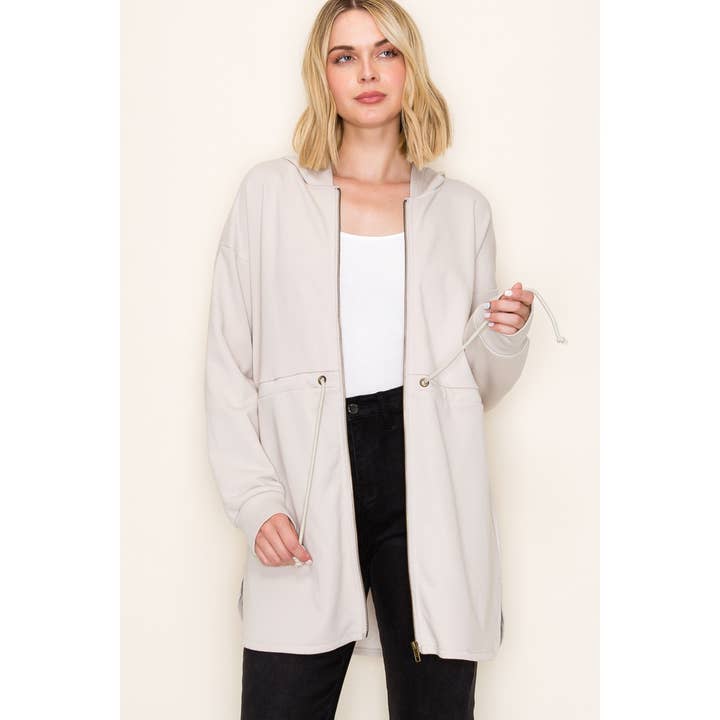 GIACCA FELPATA CON CAPPUCCIO IN FRENCH TERRY per la vendita all'ingrosso da parte di STACCATO