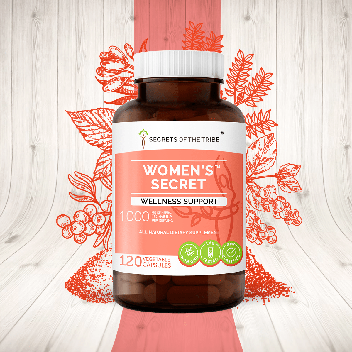 Secrets Of The Tribe - Wholesale Oral Supplement/Vitamin - Women's Secret Capsules. Wellness Support2