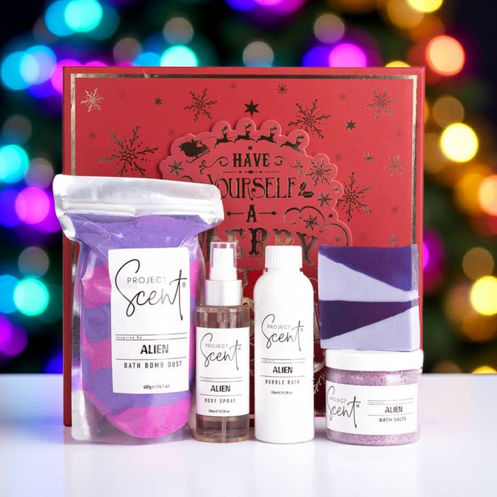 Luxury Bath & Body Gift Set – Bath Dust, Body Spray & Shower Gel Collection for wholesale by Project Scent