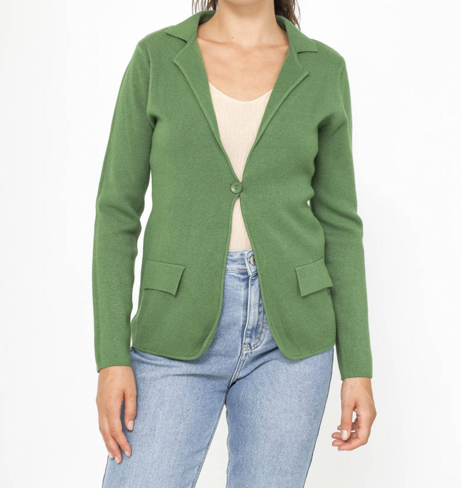 Happy look - Vente Blazer – femme - Blazer Femme en Maille – Élégant & Confortable6