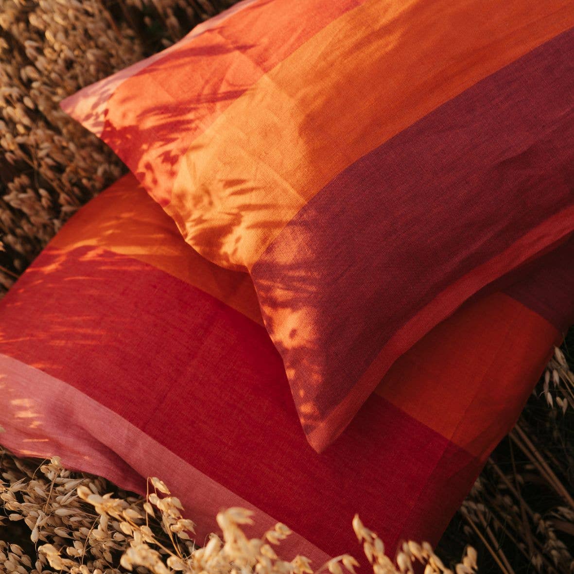 OMOM – Cobertor de cama - Crianças e bebés por atacado – OMOM Conjunto de capa de edredão em linho - Skymningsrand5