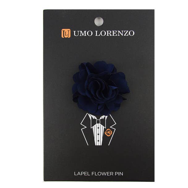 Selini New York - Wholesale Lapel Pin/Button - Solid Mini Bouquet Clutch Back Flower Lapel Pins25