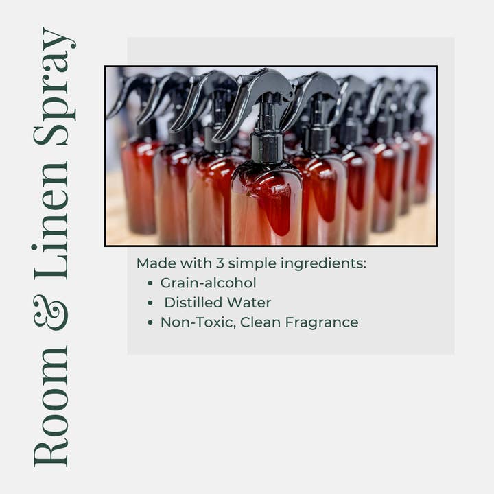 MillTown Bath & Candle Company - Wholesale Room & Linen Spray - Moonflower Room & Linen Spray | Non-Toxic & Long-Lasting | Made with Just 3 Ingredients