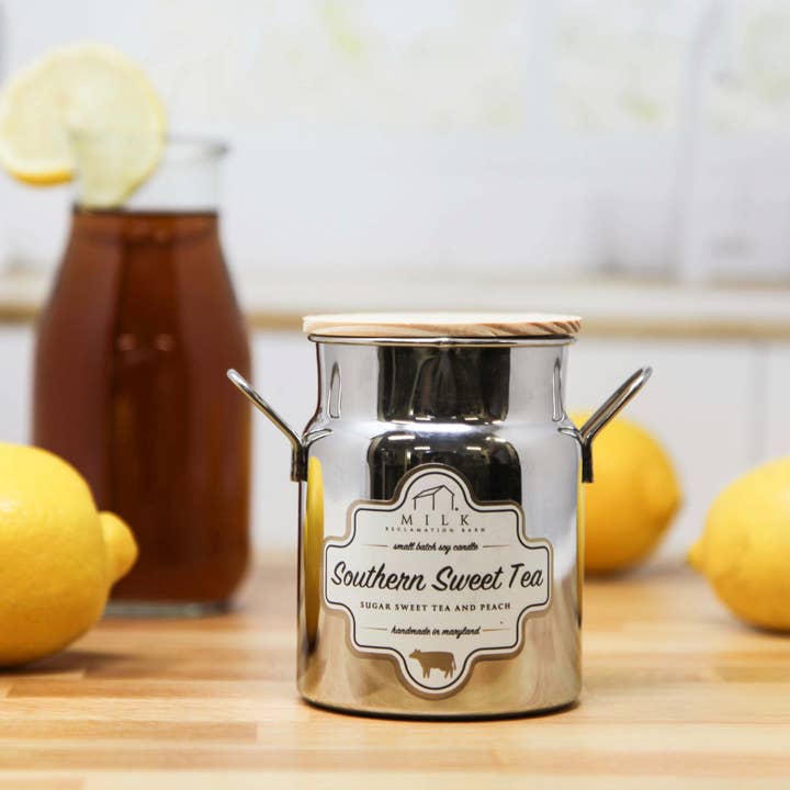 Milk Reclamation Barn - Wholesale Jar/Filled Candle - Stainless Milk Churn Candle - 12.5 oz35