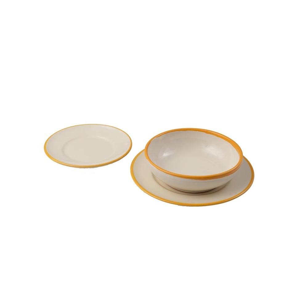 LOLIVA - Vente Assiette de service - Plat Plat diam. 25 cm - Ligne Bord6