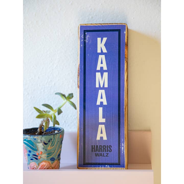 ARCHd - Wholesale Wall Sign - KAMALA Harris, Democratic National Convention Wood Art Sign1