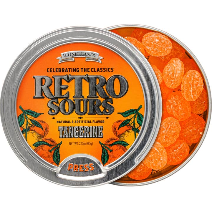 Cow Crack Wholesale - Wholesale Hard Candy - Retro Sours Tangerine