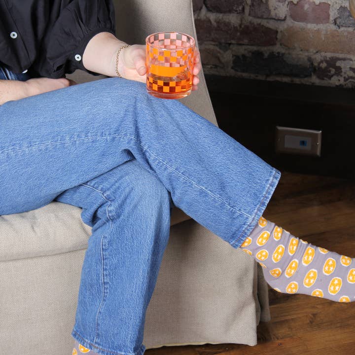 Barrel Down South - Wholesale Socks - Unisex - Grey/Orange Tennessee Tri Star Socks4