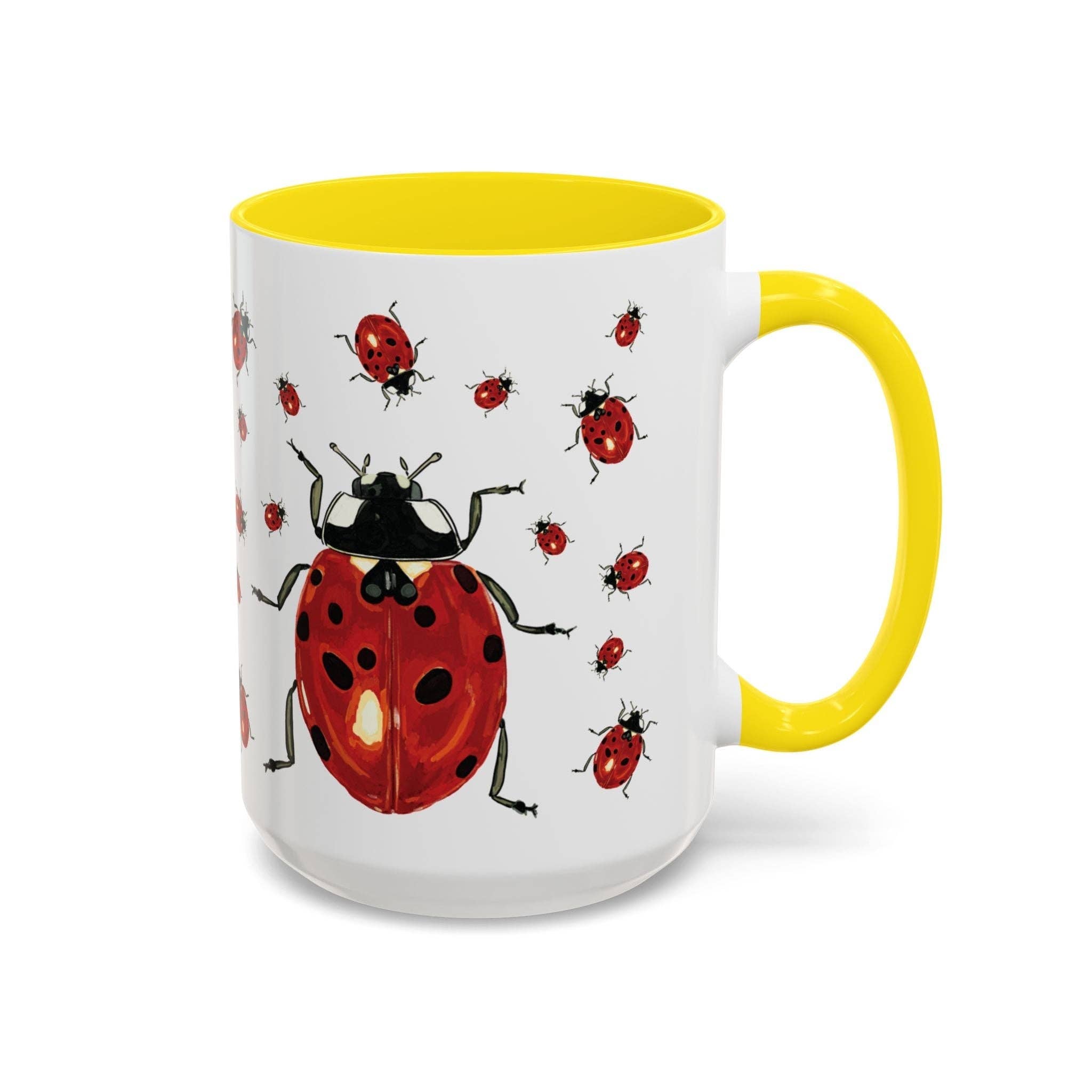 Blue Cava - Wholesale Coffee Mug - Ladybug Two Tone Ceramic Mug (11oz & 15oz)29