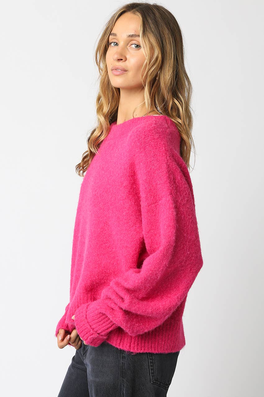 Olivaceous - Wholesale Pullover-trui - Dames - Julien Trui20
