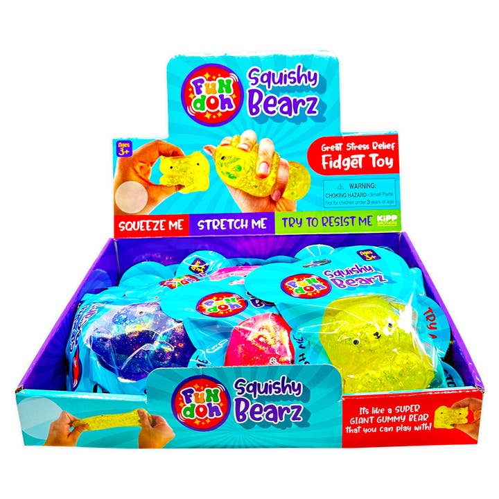Novelty Brands - Wholesale Squishy Toy - Kids & Baby - So Much Fun! Squish Gummy Bear Assortment - 12/Display3