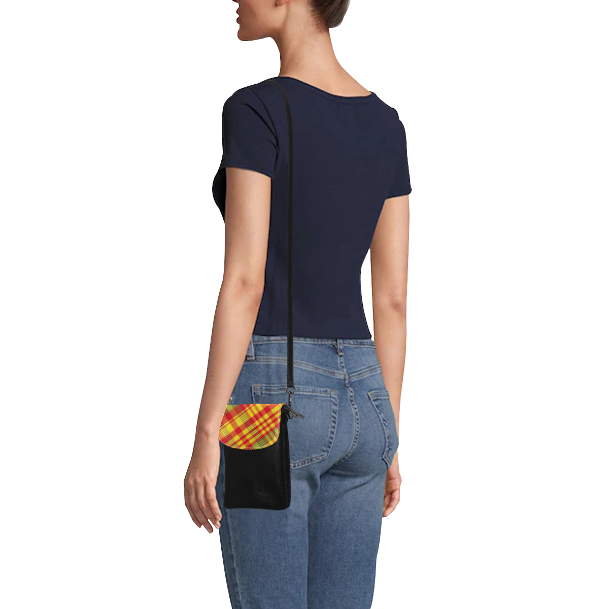 KRIOLI – wholesale Crossbody bag – Women's – Karuk Small Shoulder Bag, Madras - Krioli3