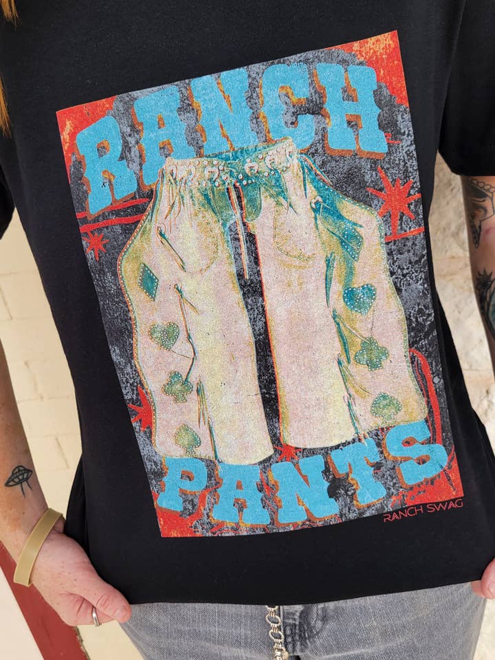 Ranch Pants Graphic Tee for wholesale by Ranch Swag